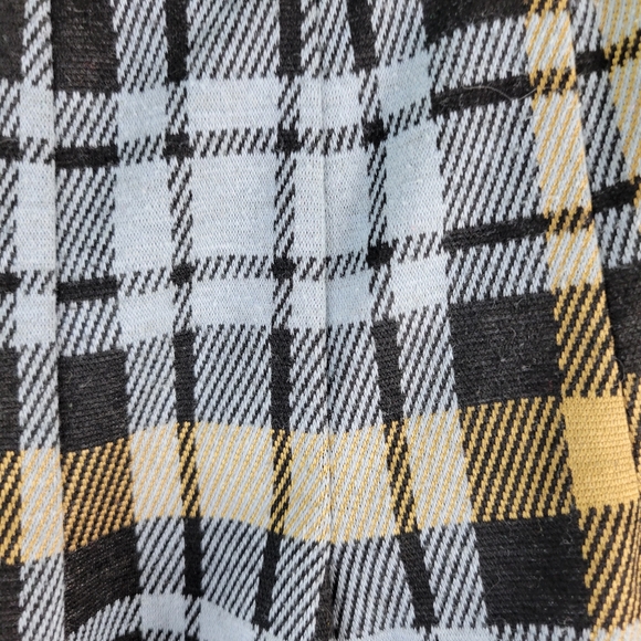 Altar'd State Plaid Mini Skirt Blue Brown Pleated Size Large Clueless Vibes - Picture 2 of 6